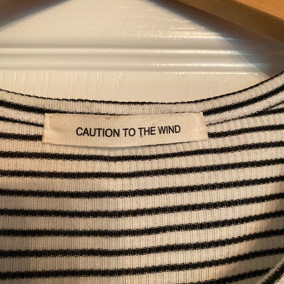 Striped Tie-Up Tank - Picture 2 of 4